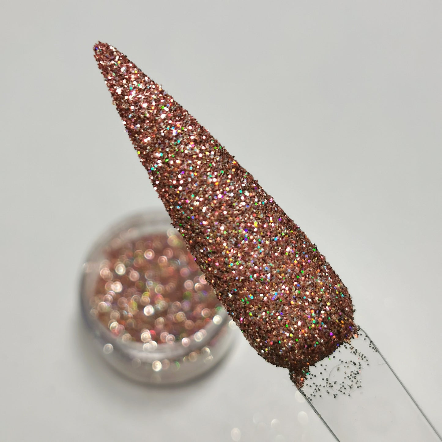 Holo Rose Champagne - Glitter