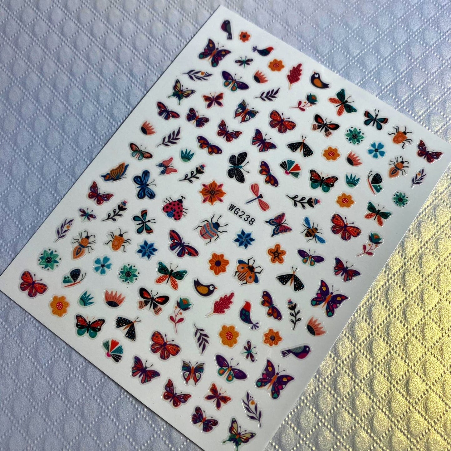 Butterfly & Flower - Stickers