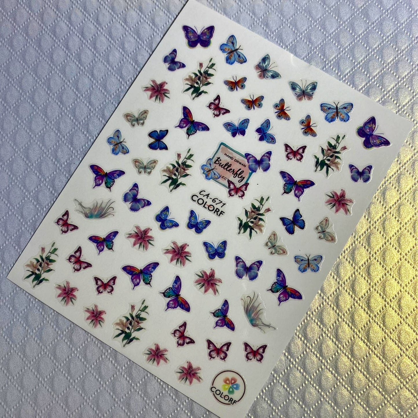 Butterfly & Flower - Stickers