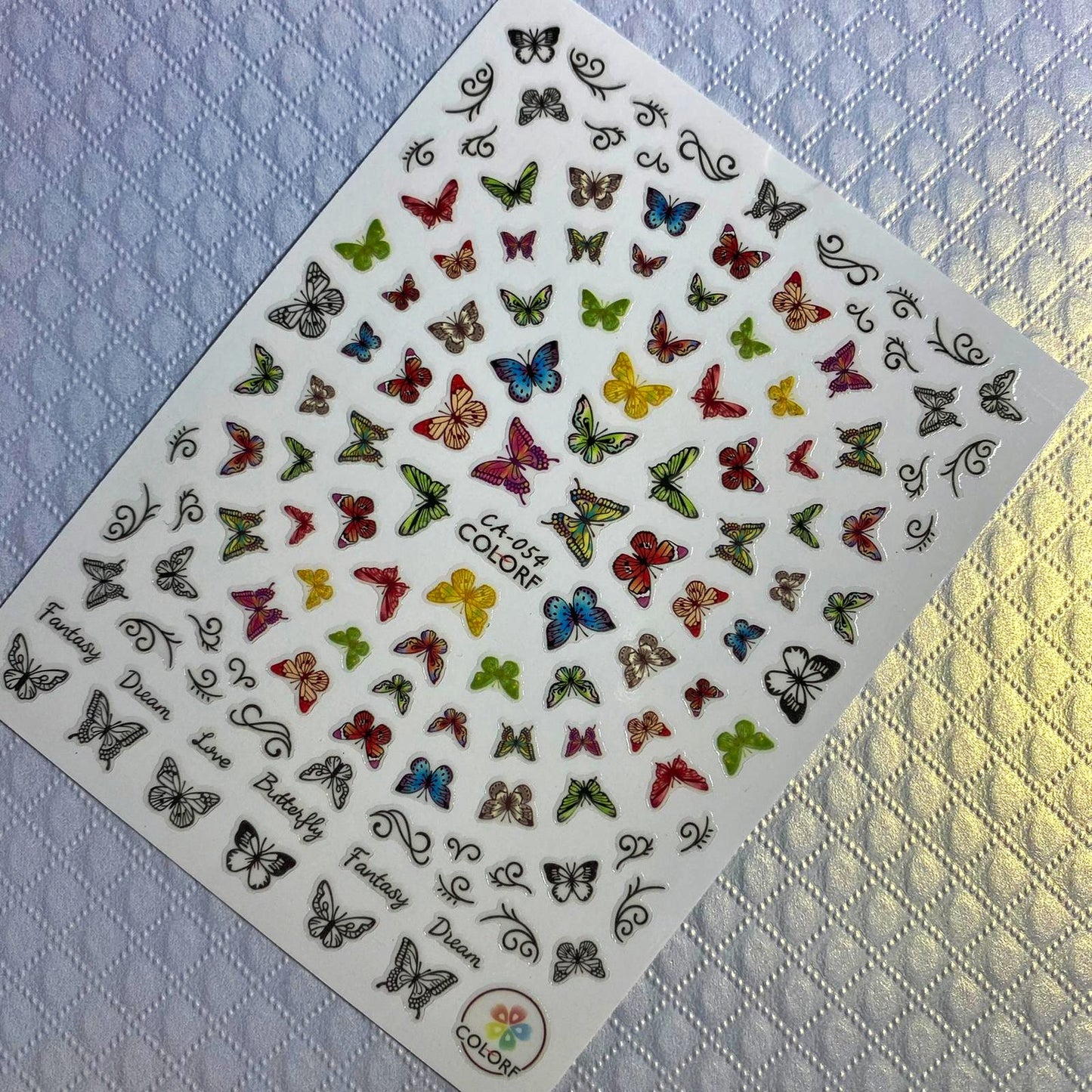 Butterfly & Flower - Stickers