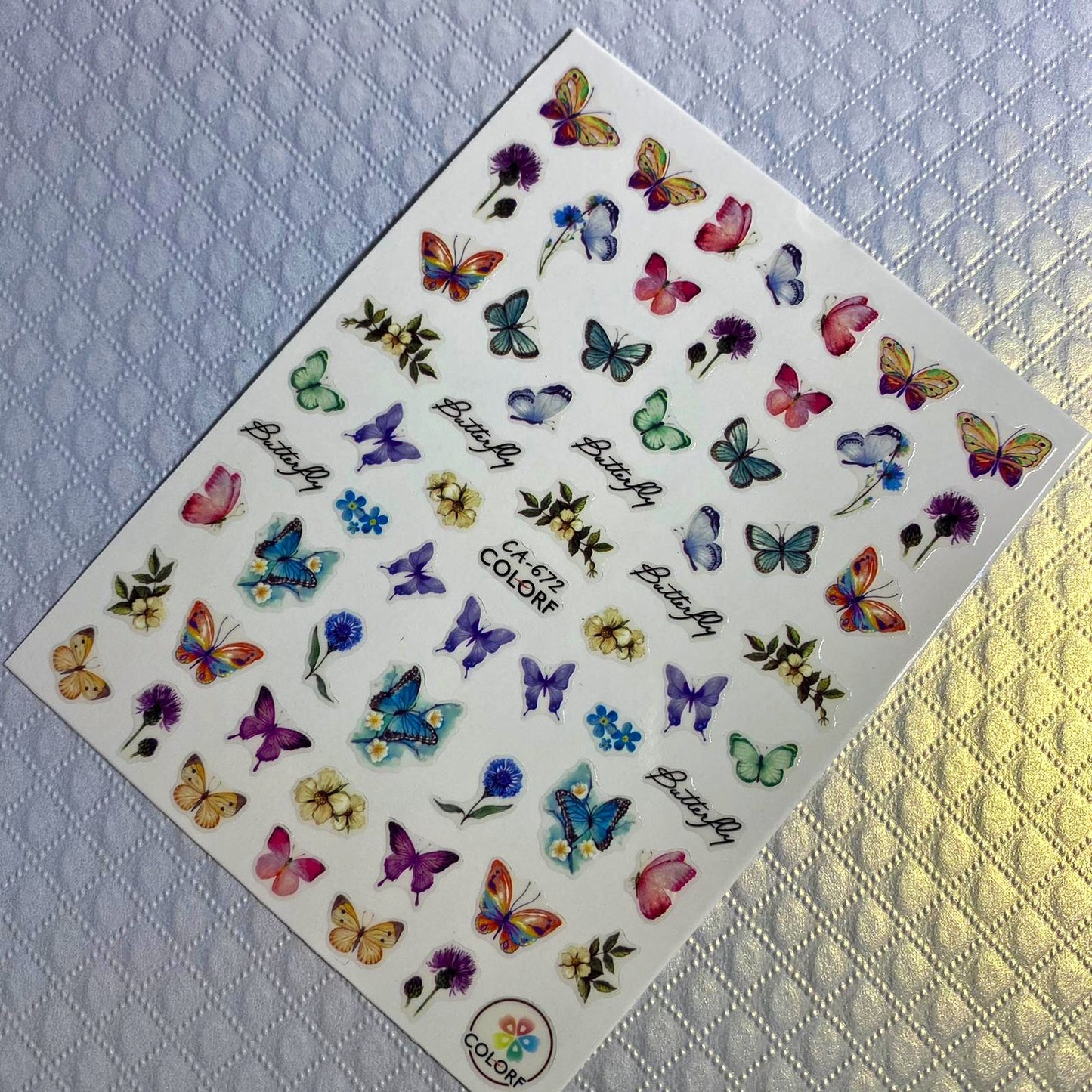 Butterfly & Flower - Stickers