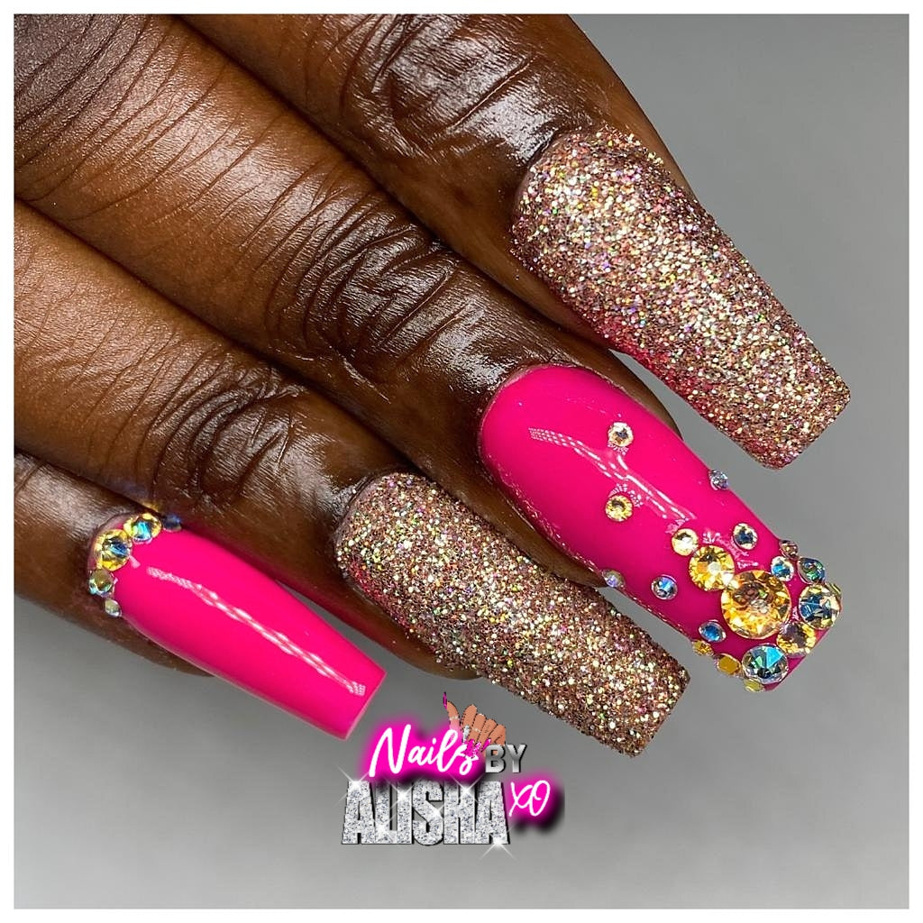 Holo Rose Champagne - Glitter