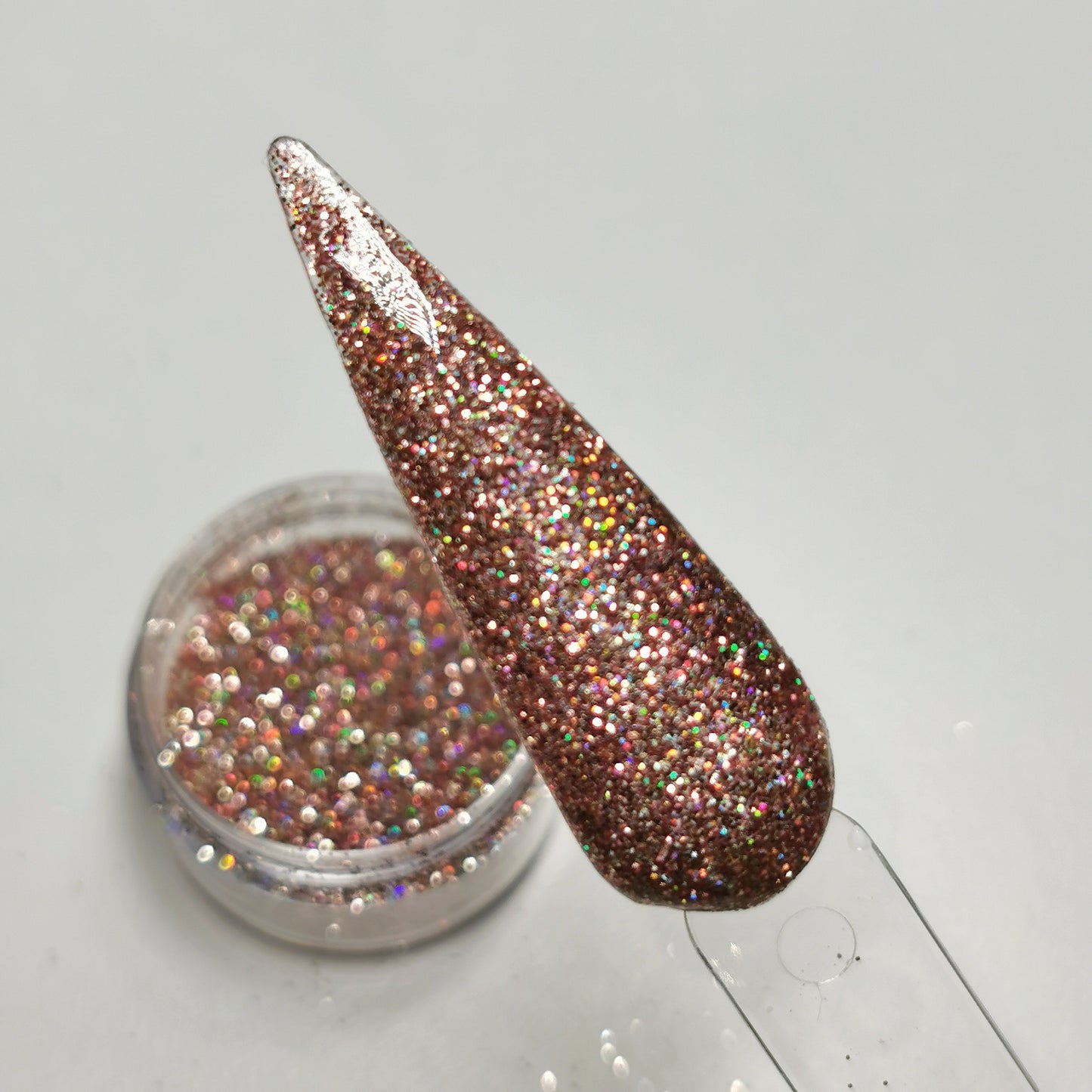 Holo Rose Champagne - Glitter