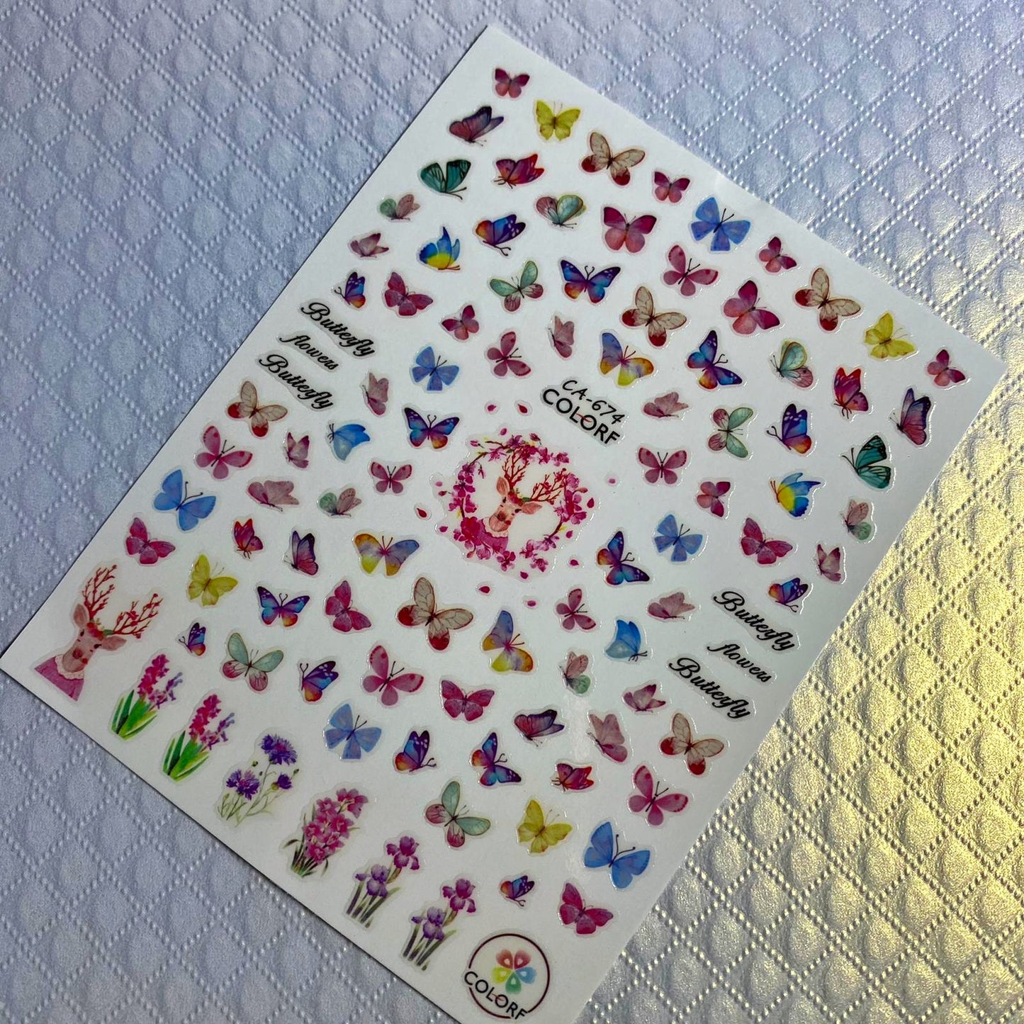Butterfly & Flower - Stickers