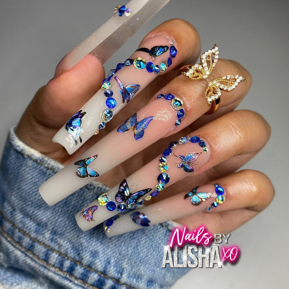 Iridescent Bufferflies - Stickers