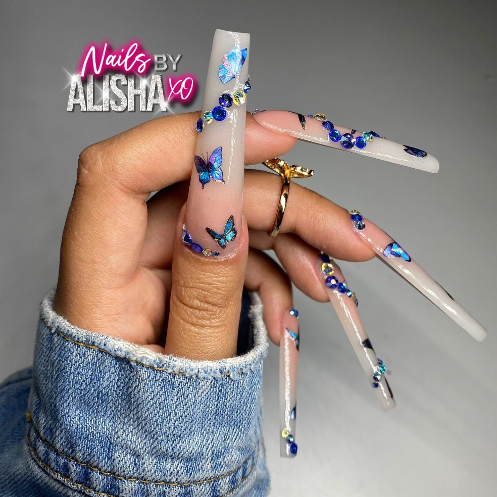 Iridescent Bufferflies - Stickers