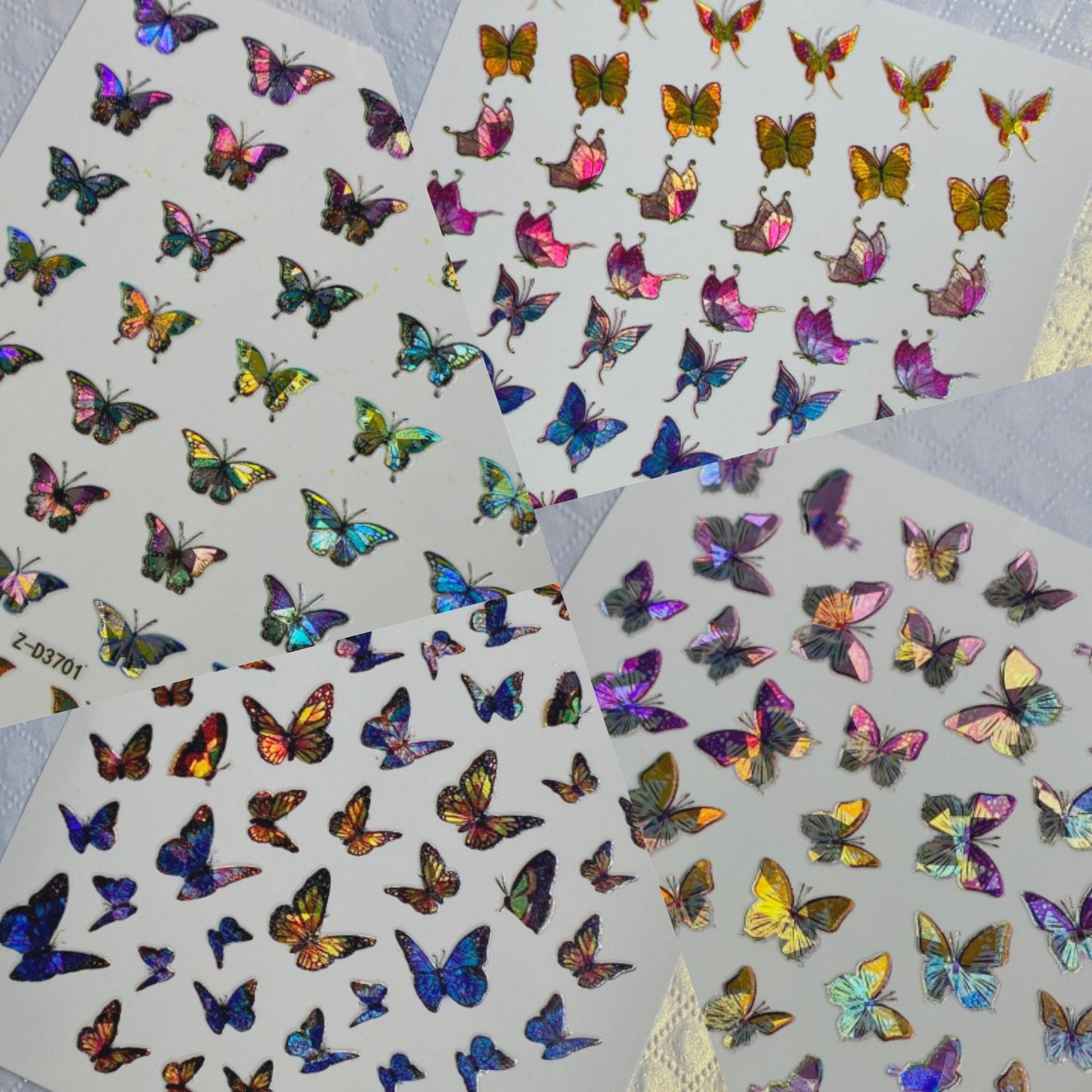 Iridescent Bufferflies - Stickers