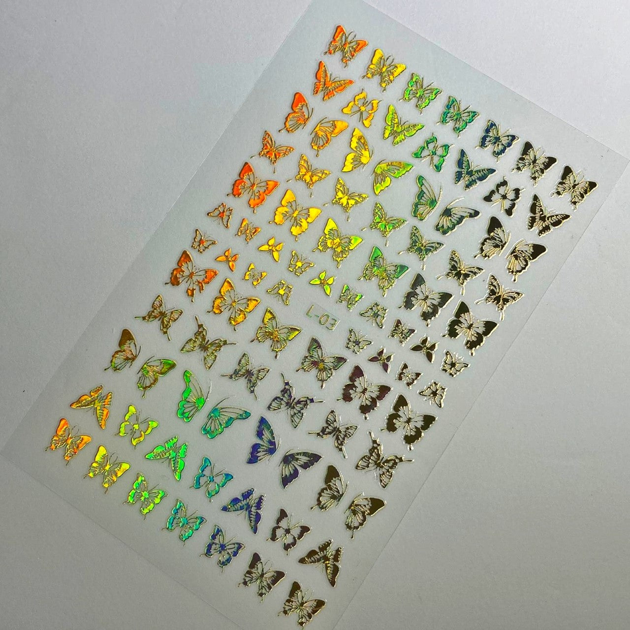 Holographic Butterfly Nail Stickers
