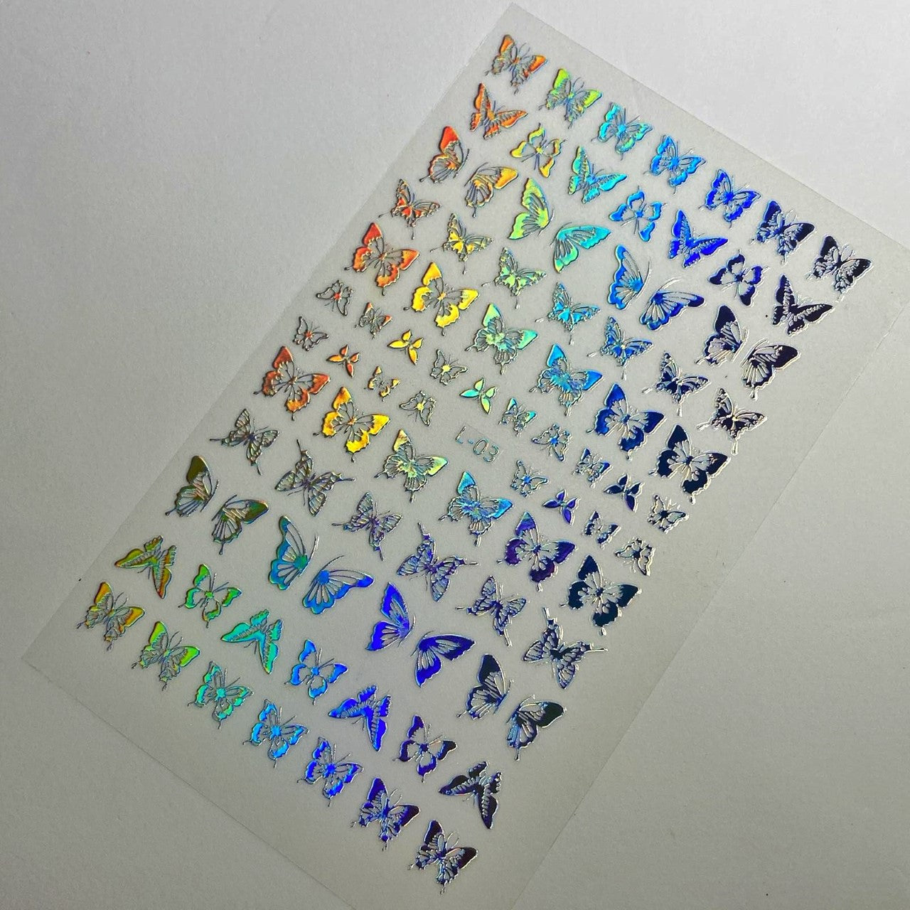 Holographic Butterfly Nail Stickers