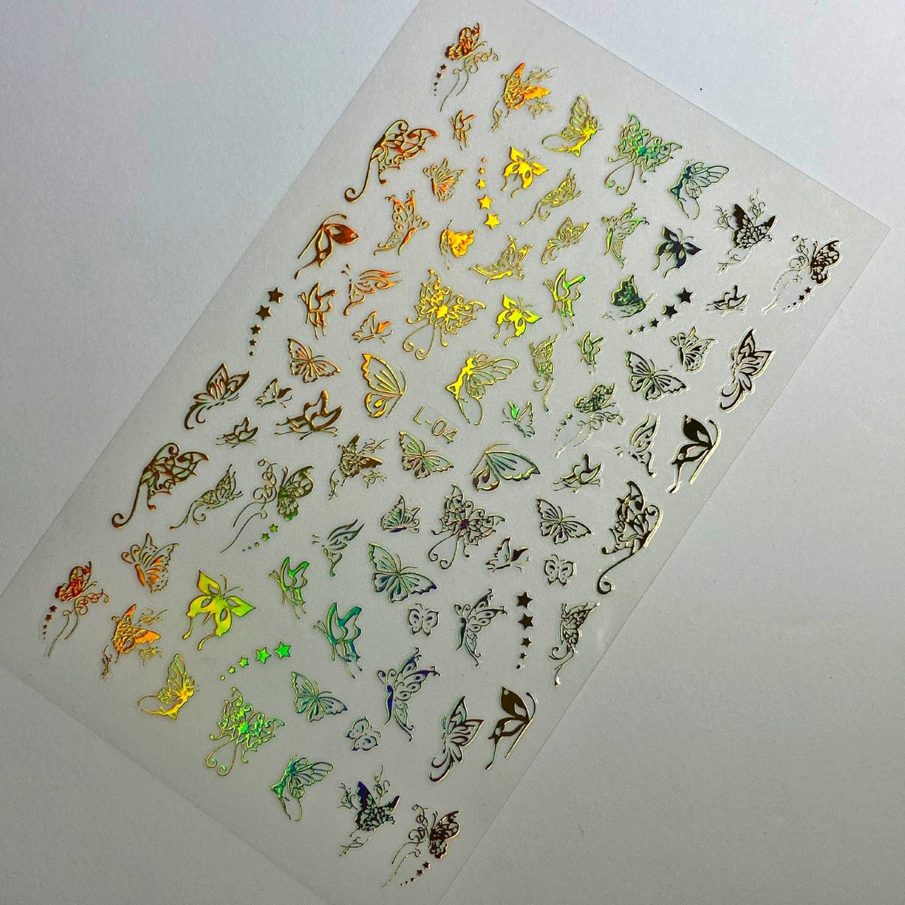Holographic Butterfly Nail Stickers