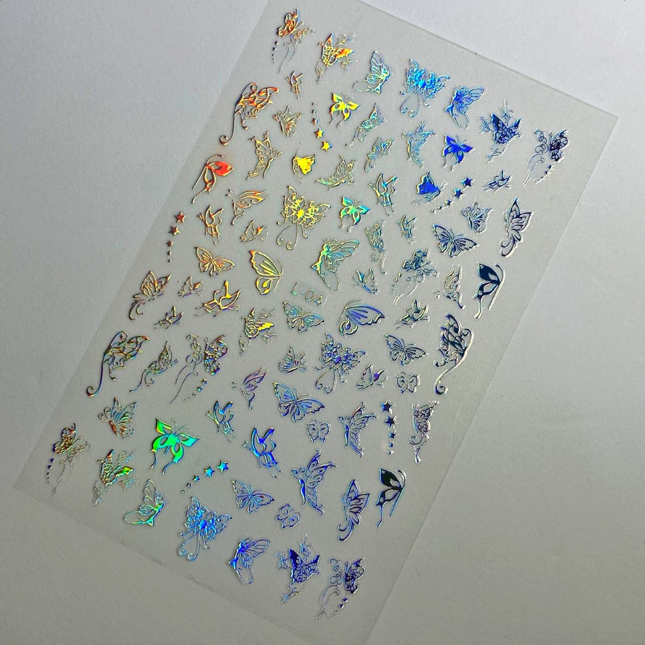 Holographic Butterfly Nail Stickers