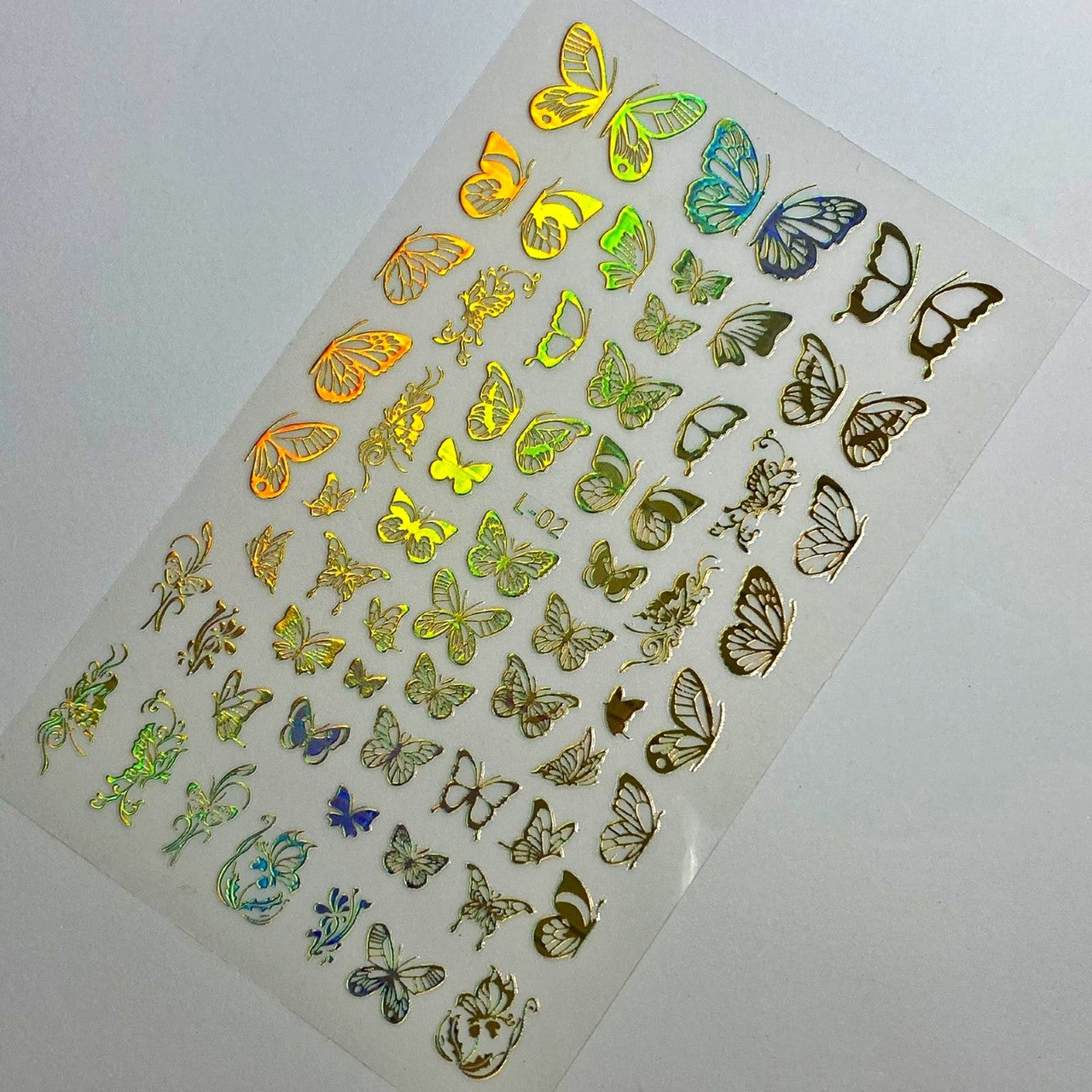 Holographic Butterfly Nail Stickers