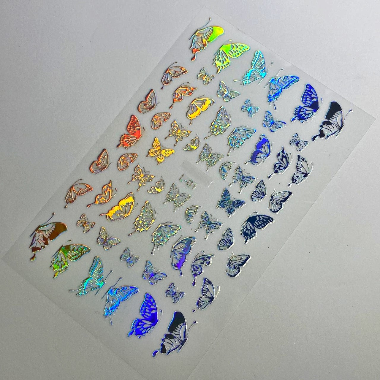 Holographic Butterfly Nail Stickers