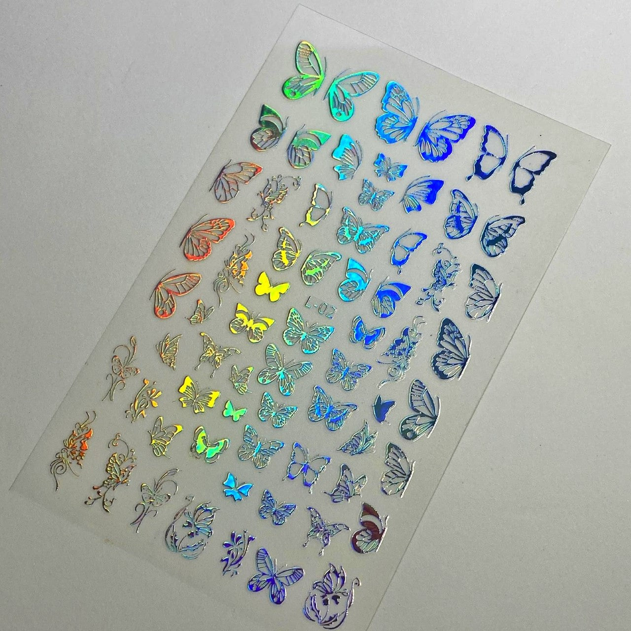 Holographic Butterfly Nail Stickers
